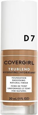 CoverGirl TruBlend Hydrating Liquid Foundation 1.0 Oz…Color: Soft Sable #D7