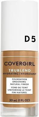 CoverGirl TruBlend Hydrating Liquid Foundation 1.0 Oz…Color: Tawny #D5