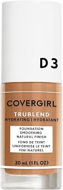 CoverGirl TruBlend Hydrating Liquid Foundation 1.0 Oz…Color: Honey Beige #D3