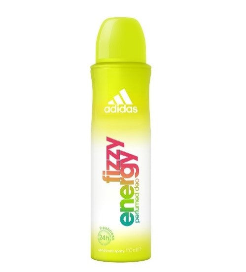 Adidas Fizzy Energy For Women 5 oz. 24H Freshness Perfumed Deodorant Body Spray…Unboxed