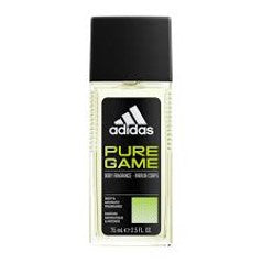 Adidas Pure Game for Men 2.5 oz. Body Fragrance Spray...Deep & Aromatic Fragrance…Unboxed