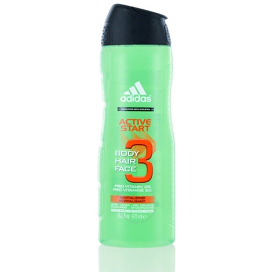 Adidas Active Start For Men 15.9 oz 3 in 1 Hair/Body/Face Wash