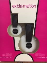 Exclamation For Women 2 Piece Gift Set…Set Includes: 1.7 oz Cologne Spray & 0.5 oz Cologne Spray