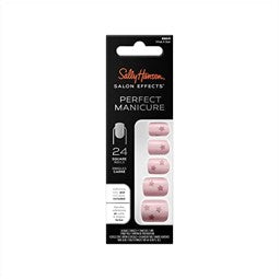Sally Hansen Salon Effects Perfect Manicure Press-On Nails Kit (Carded)…24 Count…Square Shaped…SQ041 What A Star!