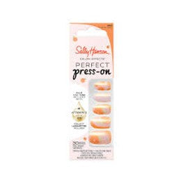 Sally Hansen Salon Effects Perfect Press-On Nails Kit (Carded)…30 Count…Oval Shaped…OV111 Sunshine Spritz