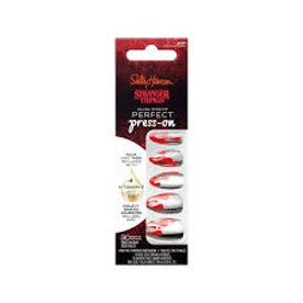 Sally Hansen Salon Effects Perfect Press-On Nails Kit x Stranger Things (Carded)…30 Count…Almond Shaped…AL511 The Final Battle