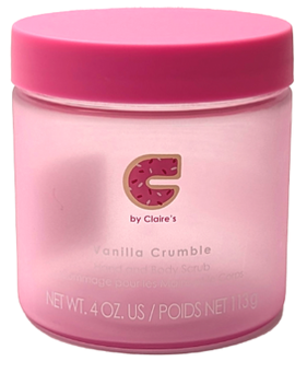 C by Claires Vanilla Crumble 4 oz. Bath & Body Scrub