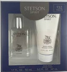 Stetson Spirit 2 Piece Gift Set for Men…Set Includes: 1.7 oz. Cologne & 5 oz Save Cream