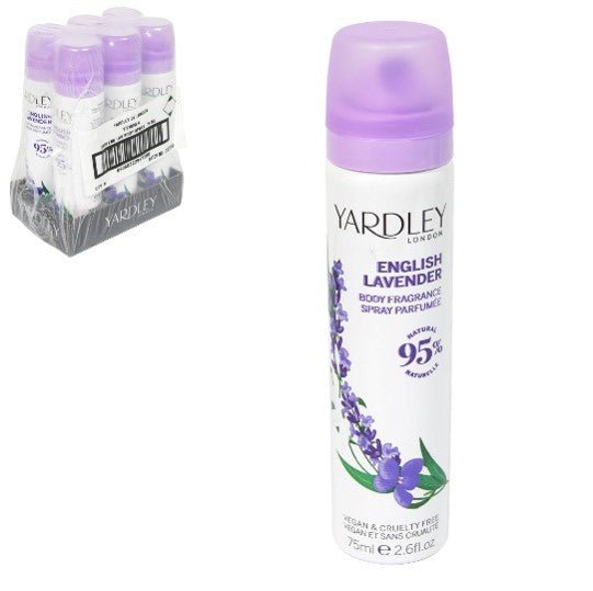 Yardley London English Lavender 2.6 oz Body Fragrance Spray…Unboxed