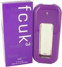 FCUK 3 For Her 3.4 oz. Eau de Toilette Spray