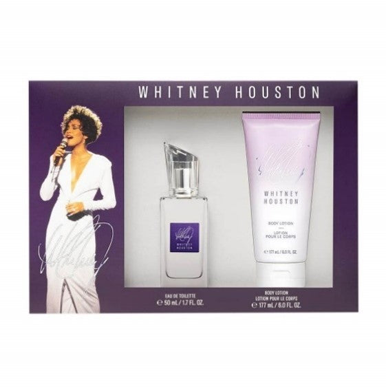 Whitney Houston 2 Piece Gift Set For Her…Set Includes 1.7 oz Eau de Parfum Spray & 6 oz Body Lotion