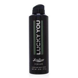 Lucky You by Lucky Brand For Him 6 oz Deodorant Body Spray…Unboxed