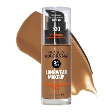 Revlon Colorstay Liquid Foundation 1.0 oz for Combination/Oily Skin, SPF 15, Longwear Medium-Full Coverage with Matte Finish...Color: 520 Cocoa (US Packaging)