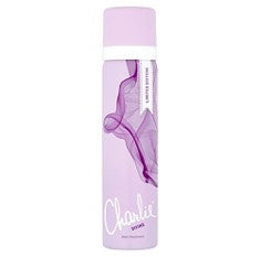 Charlie Divine 2.5 oz. Body Fragrance Spray…Scent of Black Cherry + Iris Petal…Unboxed