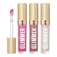 Revlon Super Lustrous 'Glimmer Gloss' Gift Set (Packaged in a Clear Bag)…Set Contains 3 Colors: Rose Glow...Glazed Almond...Diamond Drama