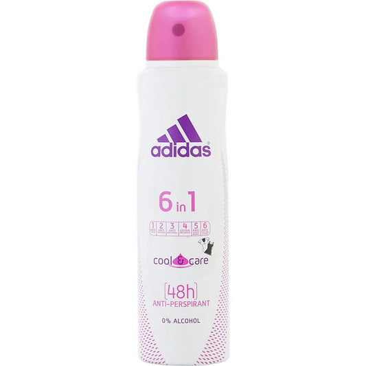 Adidas Cool & Care 6 in 1 For Women 5 oz. Anti-Perspirant Spray