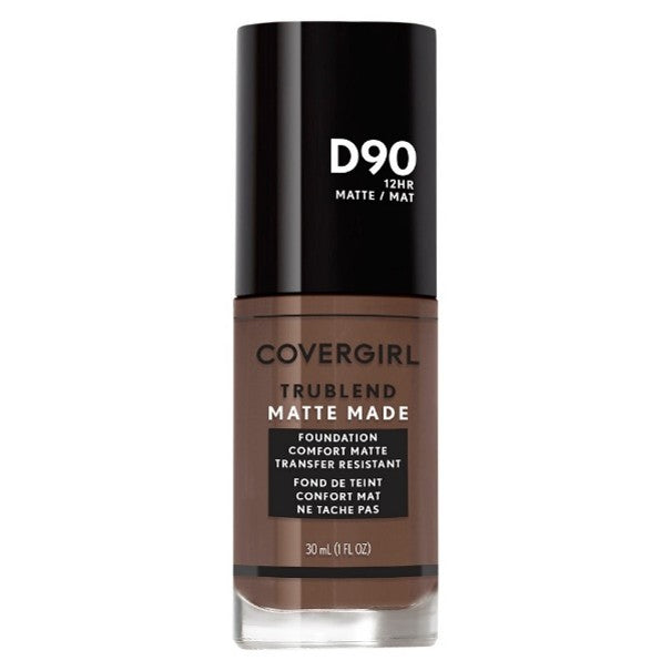 CoverGirl TruBlend Matte Made Liquid 1 oz Foundation…Color: Espresso #D90