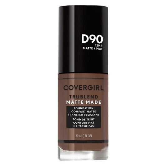 CoverGirl TruBlend Matte Made Liquid 1 oz Foundation…Color: Espresso #D90