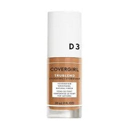 CoverGirl TruBlend Hydrating Liquid Foundation 1.0 Oz…Color: Honey Beige #D3