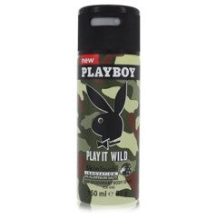 Playboy Play It Wild For Him 24H 5 oz. Deodorant  Body Spray…0% Aluminum Salts…Unboxed