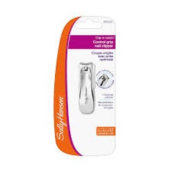 Sally Hansen Clip-N-Catch Control Grip Nail Clipper with Catcher (Carded)