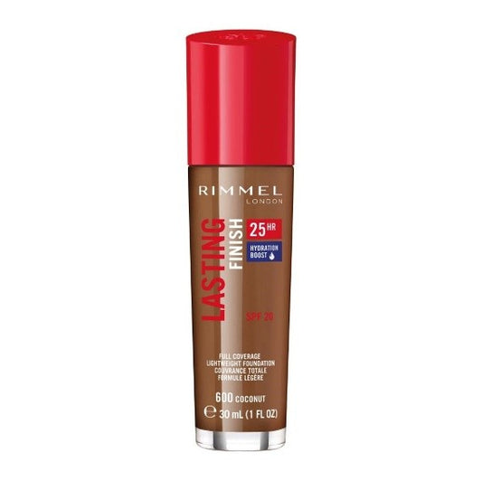 Rimmel Lasting Finish Liquid Foundation 1.0 Fl Oz…Color: 600 Warm Coconut