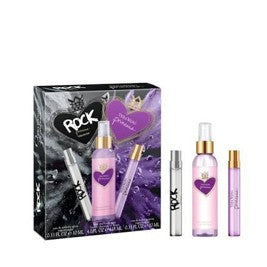 Vera Wang Princess & Rock Princess 3 Piece Set…Set Includes: 4 oz Princess Body Mist…0.33 oz Princess Eau de Toilette Spray…0.33 oz Rock Princess Eau de Toilette Spray