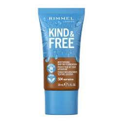 Rimmel Kind & Free Moisturising Skin Tint Foundation 1 Fl Oz…Color: 504 Deep Mocha