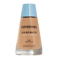 CoverGirl Clean Matte Liquid Foundation 1.0 fl oz…Color: 550 Creamy Beige