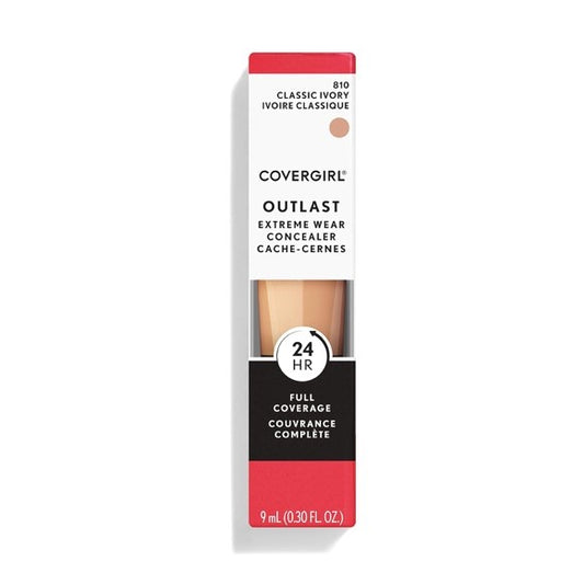 CoverGirl Outlast Extreme Wear Concealer 0.30 fl oz…Color: 810 Classic Ivory