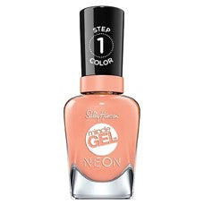 Sally Hansen Miracle Gel x Neon Collection Nail Polish 0.50 fl oz…Color: 051 Peach Please
