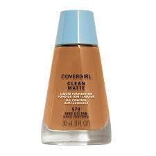 CoverGirl Clean Matte Liquid Foundation 1.0 fl oz…Color: 570 Deep Golden