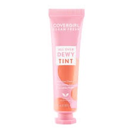 CoverGirl Clean Fresh 3-in-1 All Over Dewy Tint For Eyes, Lips & Cheeks 0.33 fl oz…Color: 500 Cozy Coral