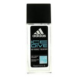 Adidas Ice Dive for Men 2.5 oz Body Fragrance Spray…Cool & Aquatic Fragrance