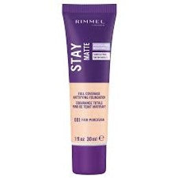 Rimmel Stay Matte Lightweight Mousse Full Coverage Foundation 1.0 fl oz...Color: 001 Fair Porcelain