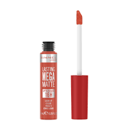 Rimmel Lasting Mega Matte Liquid Lip Color up to 16H 0.25 fl oz…Color: 600 Coral Sass