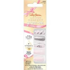 Sally Hansen Salon Effects Perfect Press-On Nails Kit x Holiday Edition (Carded)…30 Count…Coffin Shaped…Color: CO516 Love at Frost Sight