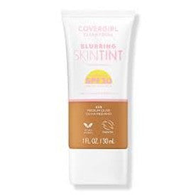 CoverGirl Clean Fresh Blurring Skin Tint with Broad Spectrum SPF 30 Mineral Sunscreen Light Coverage Soft Matte Finish 1.0 fl oz ….Color: 435 Medium Olive