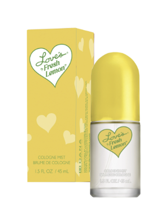 Love's Baby Soft Fresh Lemon 1.5 oz Cologne Mist Spray for Women by DANA