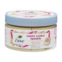 Dove Beauty Limited Edition Holiday Treat - Sugar Cookie Sprinkle - Body Scrub for Normal to Dry Skin 3.5 oz