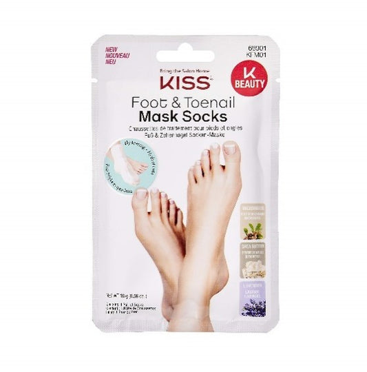 Kiss Foot & Toenail Mask Socks…Contains: 1 Pair of Socks