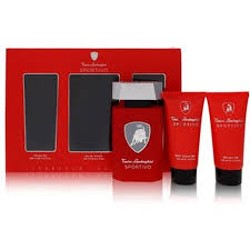 Tonino Lamborghini Sportivo 3 Piece Gift Set For Men…Set Includes: 4.2 oz Eau de Toilete Spray…3.4 oz Shower Gel…3.4 oz After Shave Balm