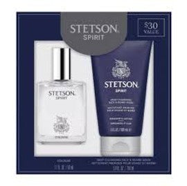 Stetson Spirit 2 Piece Gift Set for Men…Set Includes: 1.7 oz. Cologne & 5 oz Deep Cleansing Face & Beard Wash