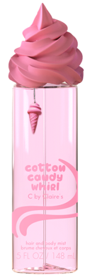 C by Claires Charmed Cotton Candy Whirl 5 oz Hair & Body Mist