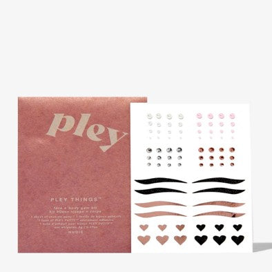 Pley Beauty Pley Things Face + Body Reusable Face + Body Gems…Color: Nudie