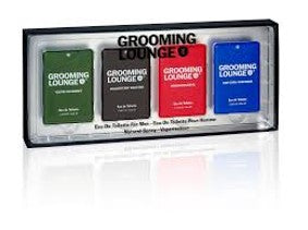 Grooming Lounge 4 Piece Pocket Spray Gift Set for Men 0.6 oz. Eau de Toilette Spray....You're So Money...Magnificent Bastard...Handsome Devil...One Cool Customer