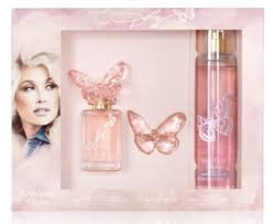 Dolly Parton Scent From Above 3 Piece Gift Set...Set Includes: 1.7 oz Eau de Toilette Spray...Butterfly Clip...8 oz Body Mist