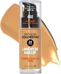 Revlon Colorstay Liquid Foundation for Combination/Oily Skin, SPF 15, Longwear Medium-Full Coverage with Matte Finish...Color: Macadamia (US Packaging)