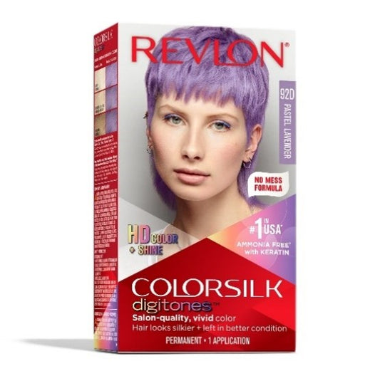 Revlon Colorsilk Digitones Permanent Hair Color with Keratin…Color: Pastel Lavender