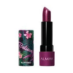 Almay Lip Vibes Hypoallergenic Cream Lipstick with Shea Butter…Color: Believe
